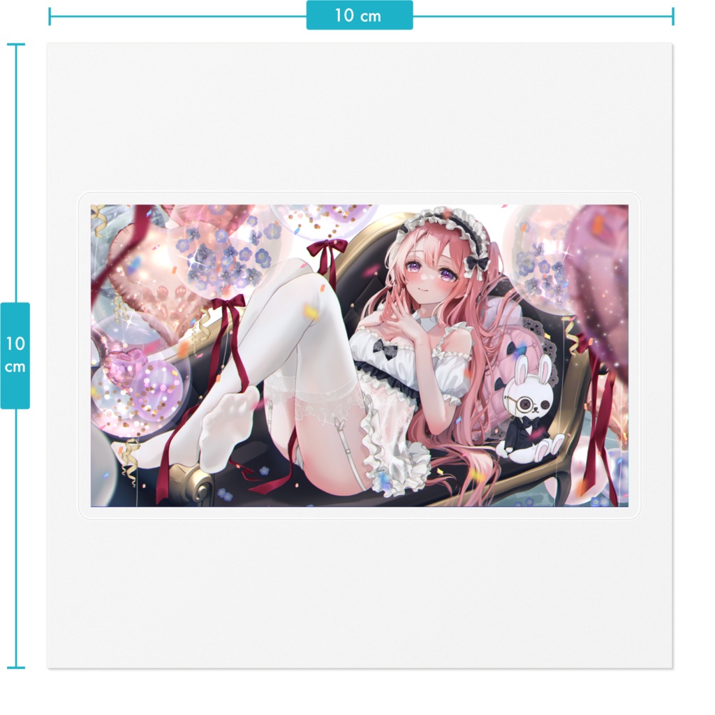 小花衣さゆステッカー(2023年誕生日記念)