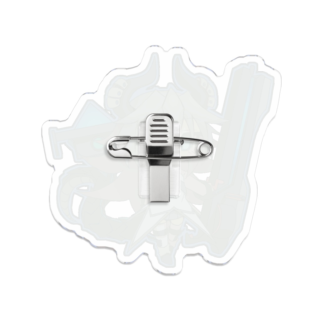 うちの子アクリルバッジ「スノーボウル」