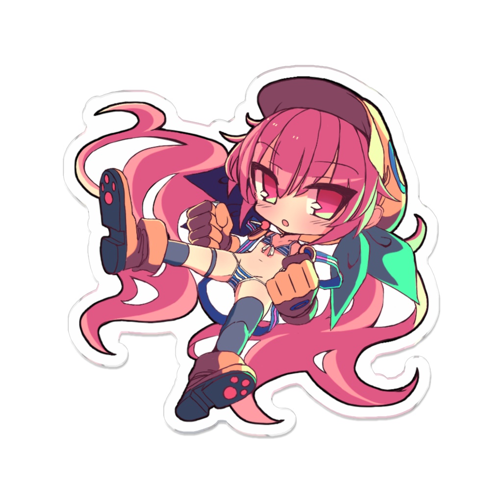 うちの子アクリルバッジ「キャンディ」