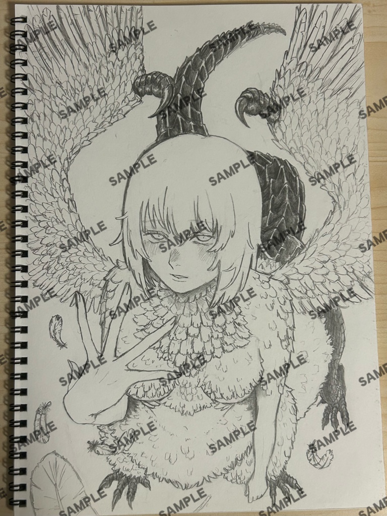 手描き原画 / ファリン鉛筆画（二次創作）B5サイズ