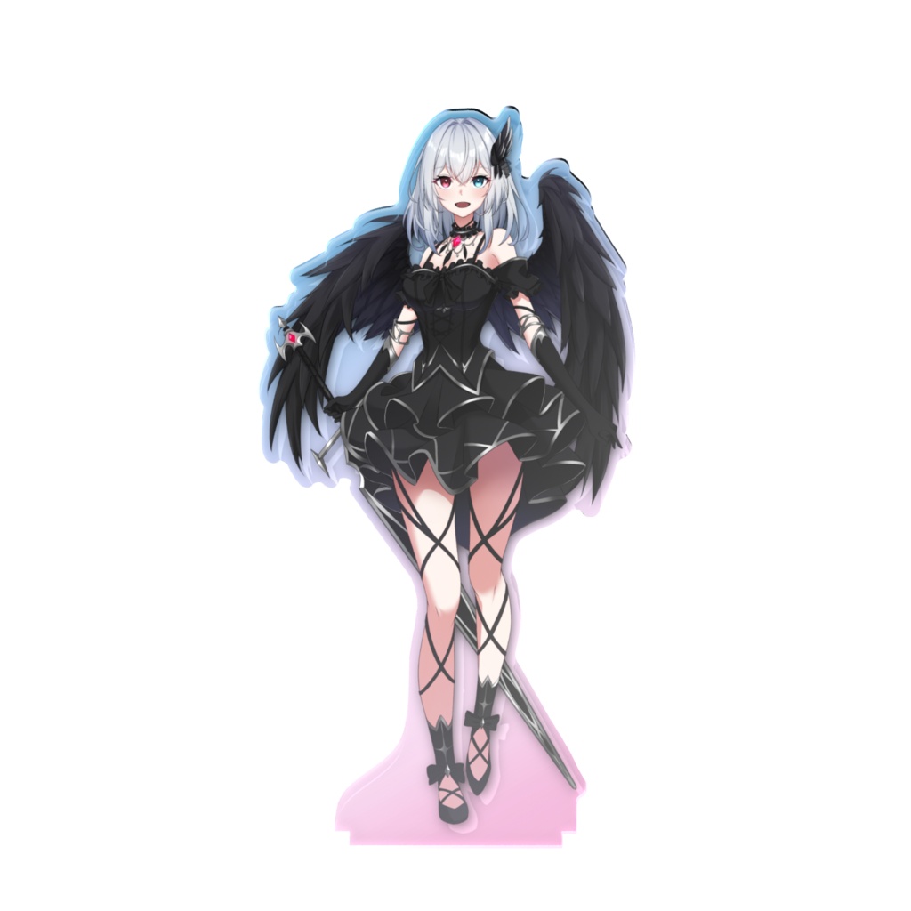 天羽シャロ(黒天使)オーロラアクスタ