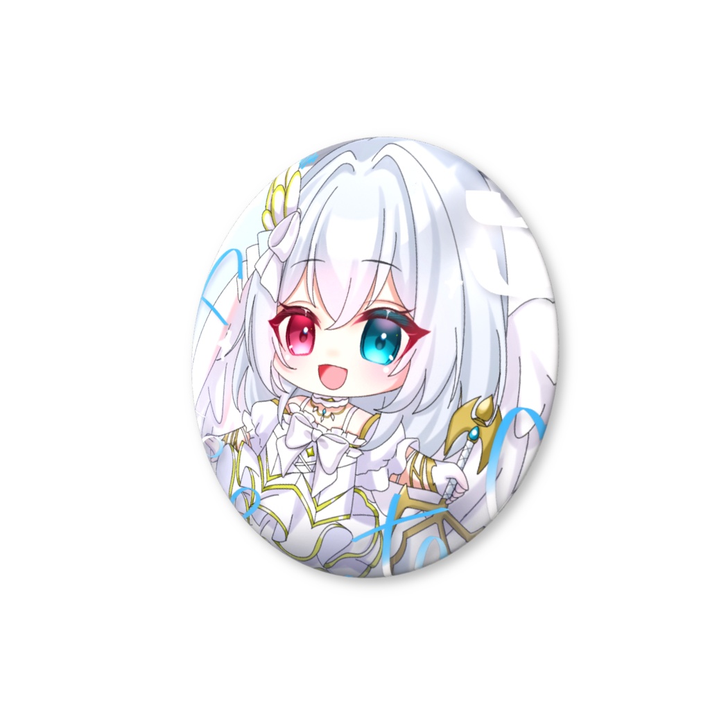 天羽シャロ(ミニキャラ)缶バッジ