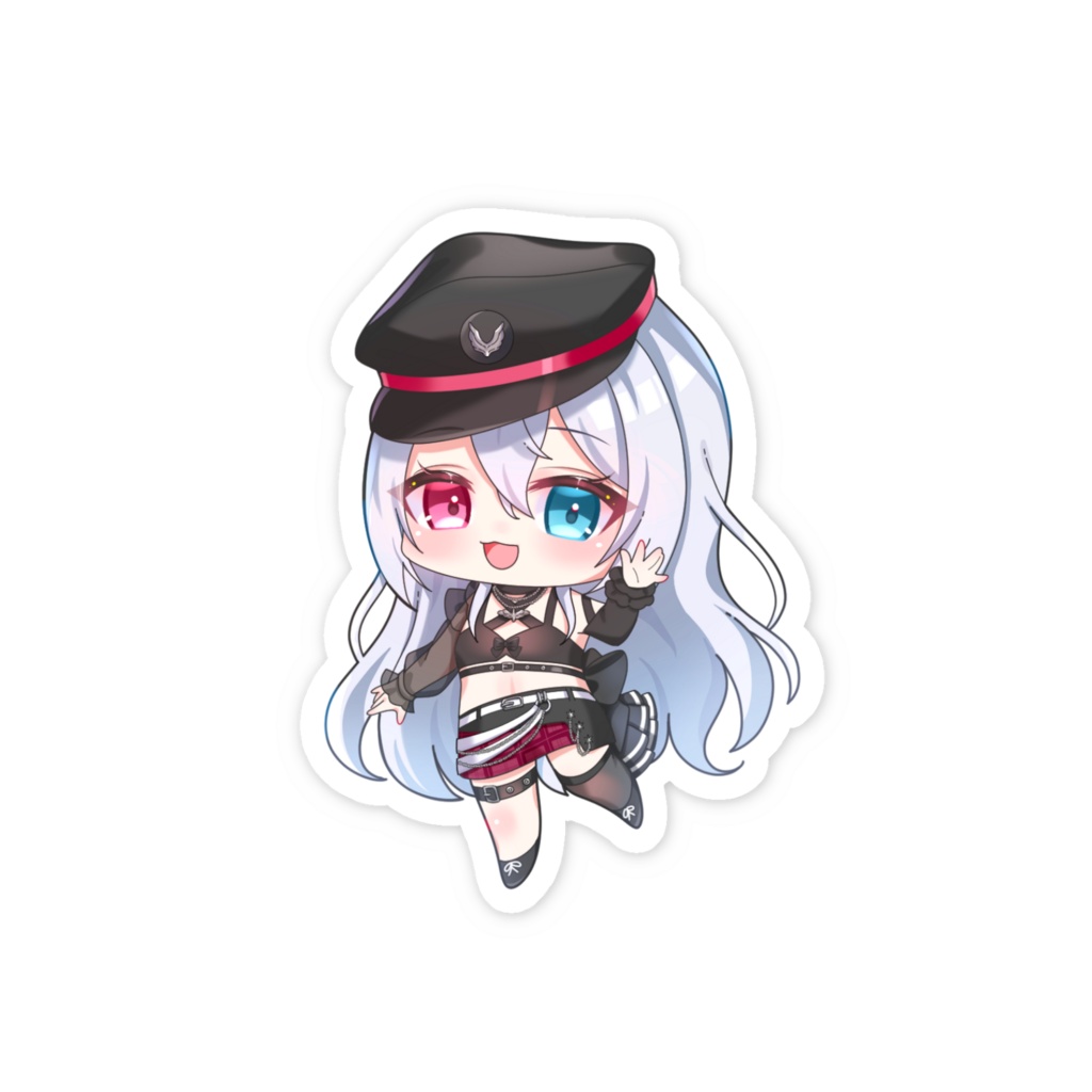 天羽シャロ(ミニキャラアイドル)ステッカー