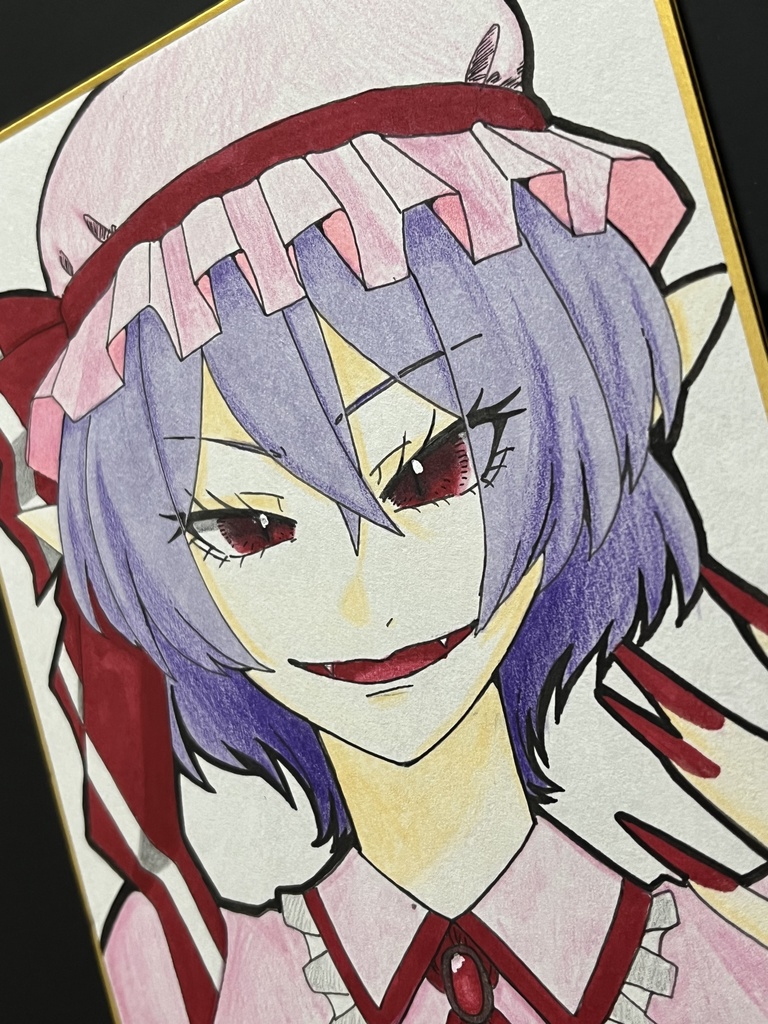 【ミニ色紙】レミリア・スカーレット