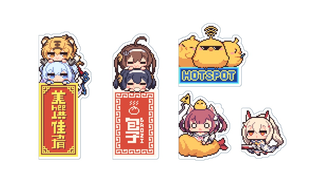 袖看板アクリルマグネット