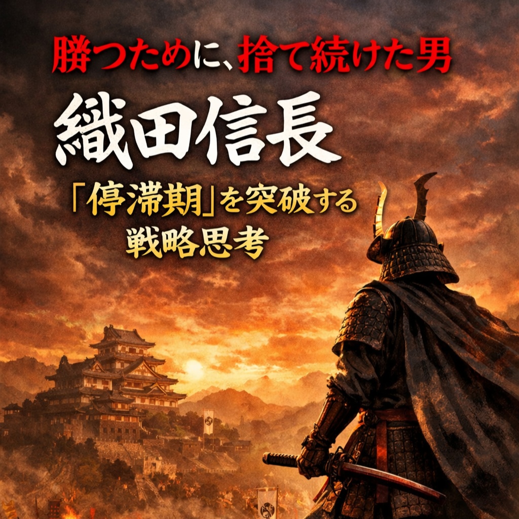 音声データ付き　勝つために捨て続けた男ー織田信長に学ぶ停滞期を突破する戦略思考。最短で戦国武将の思考を学びたいビジネスマンへ