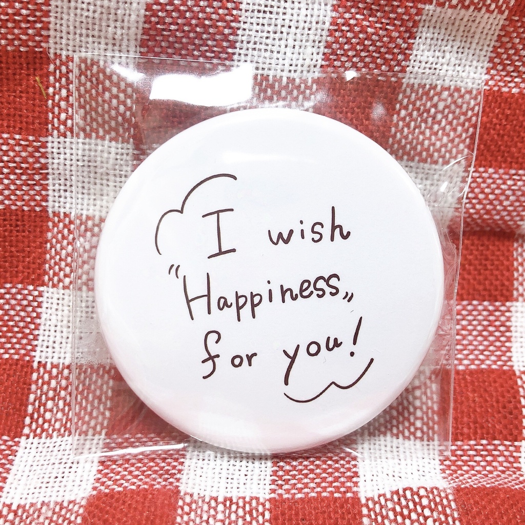 【数量限定】Happiness 缶バッジ