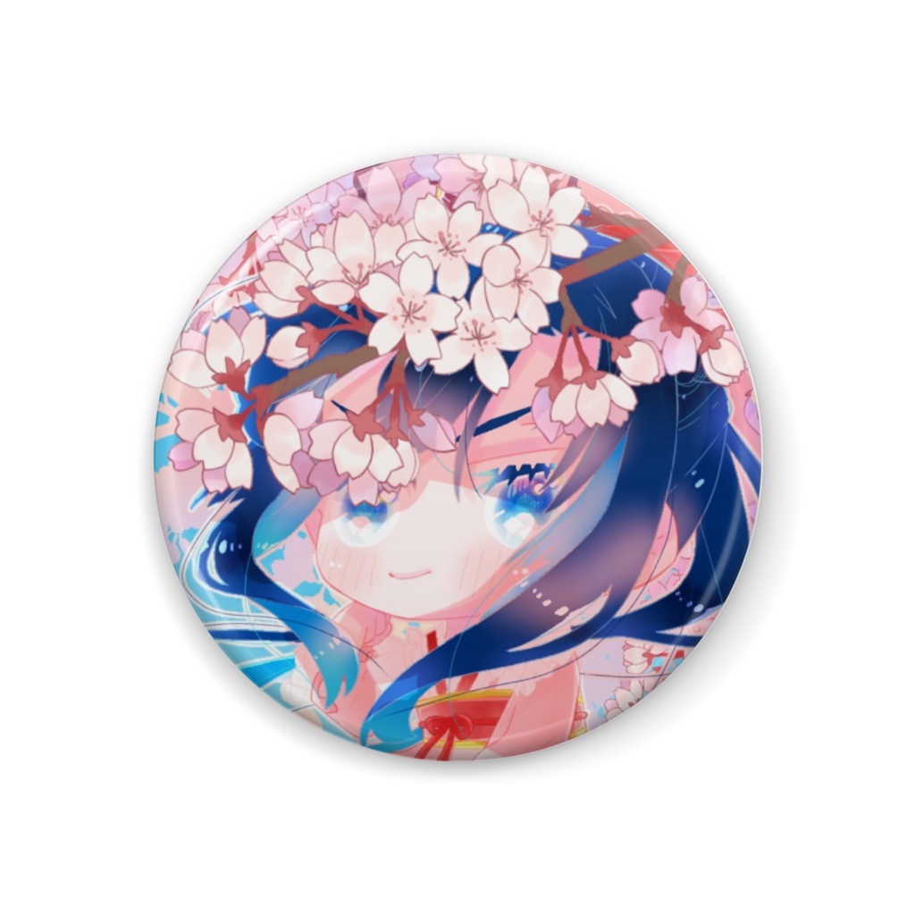 桜な神田缶バッジ