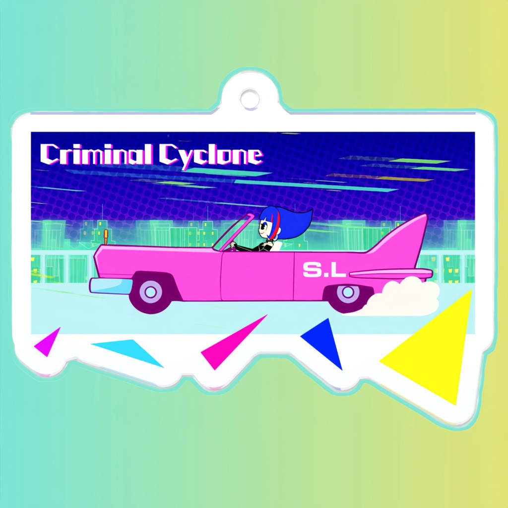 C.C アクリルキーホルダー《2種類》💘❌️✨️