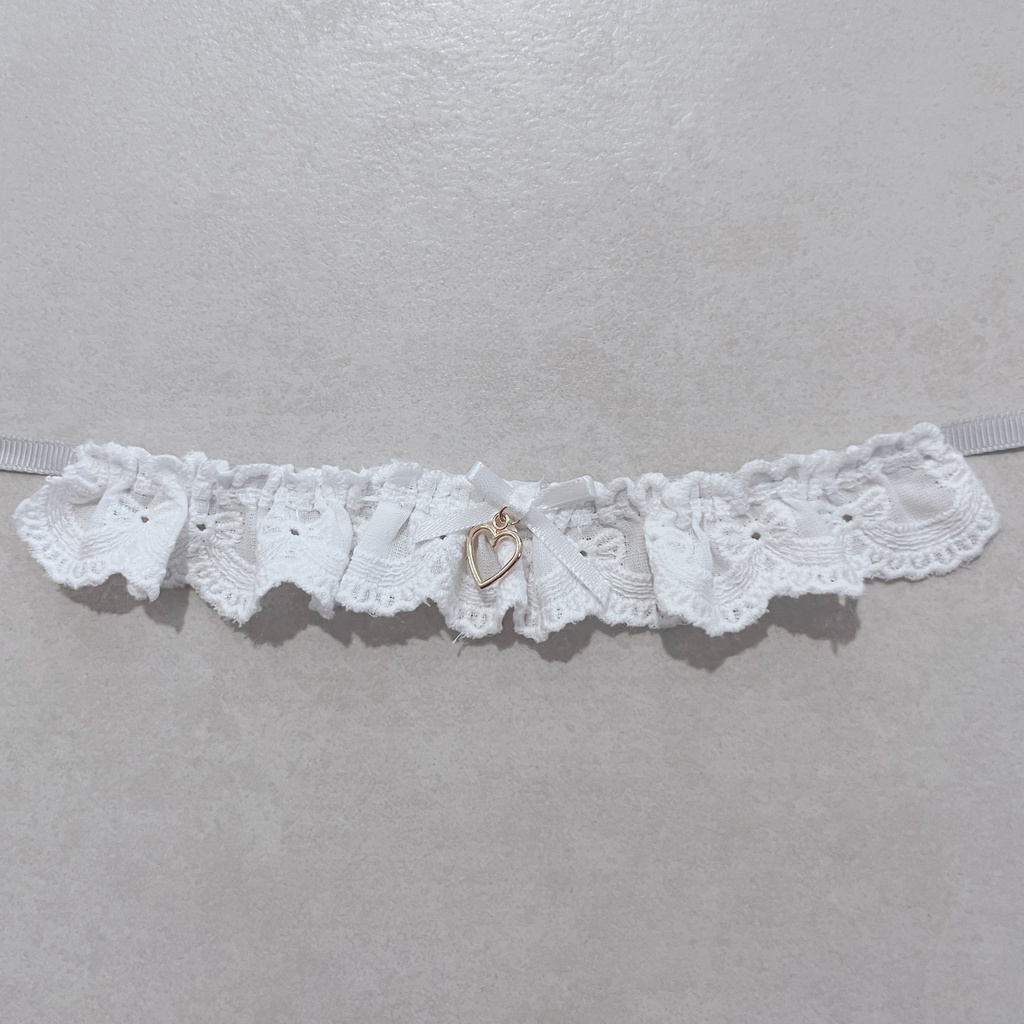 【オーダーつけ襟】frill / 12cm(いつぬい)用