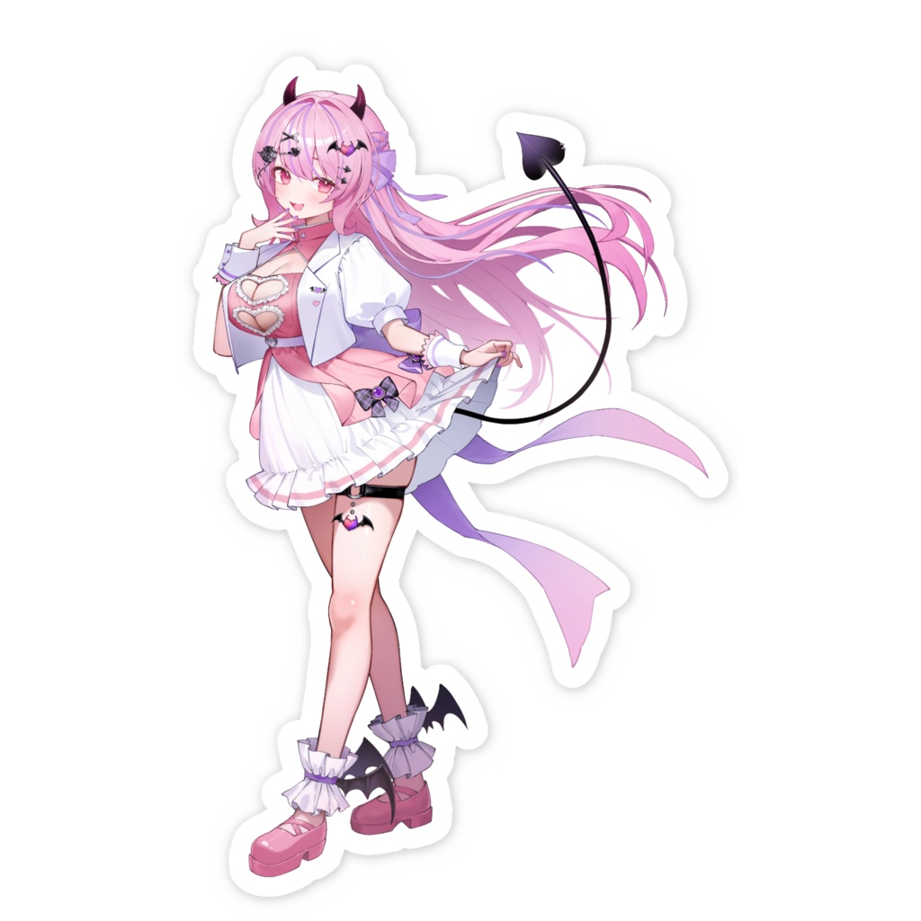 魔宵きららスマホステッカー(キービジュアル)