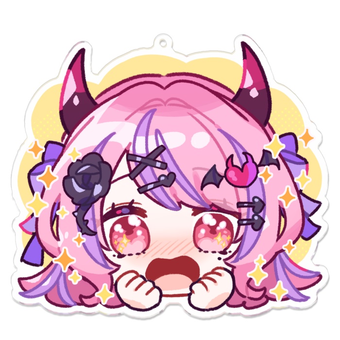 魔宵きららアクリルキーホルダー(LINEスタンプver)