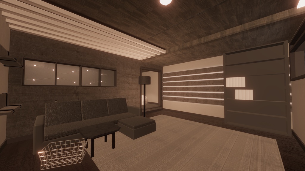 【VRChat向けワールド】Muted Tone Room