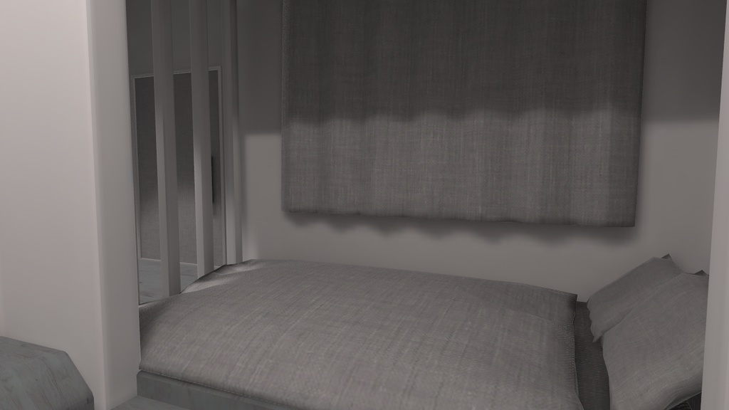 【VRChat向けワールド】Grayscale OneRoom