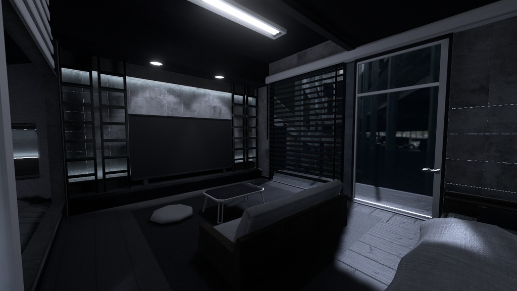 【VRChat向けワールド】MonotoneStyleRoom
