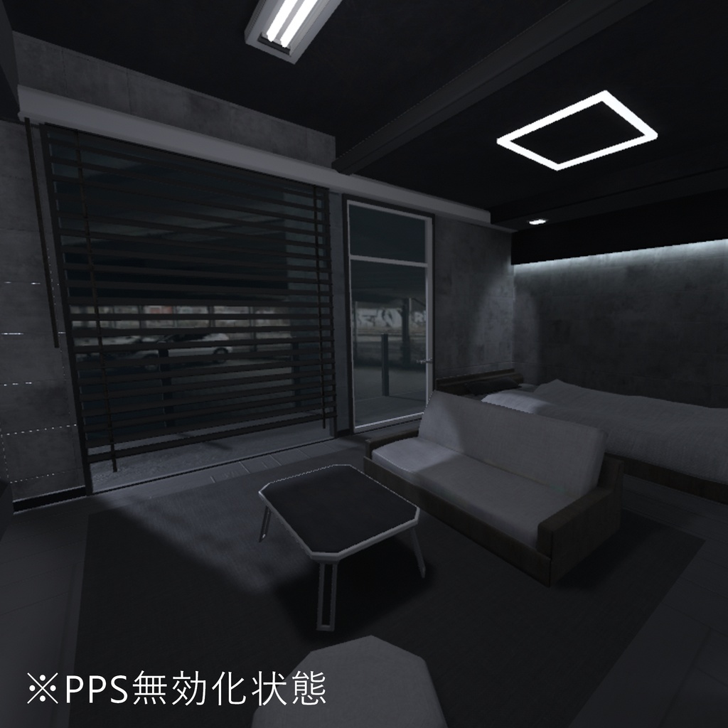 【VRChat向けワールド】MonotoneStyleRoom