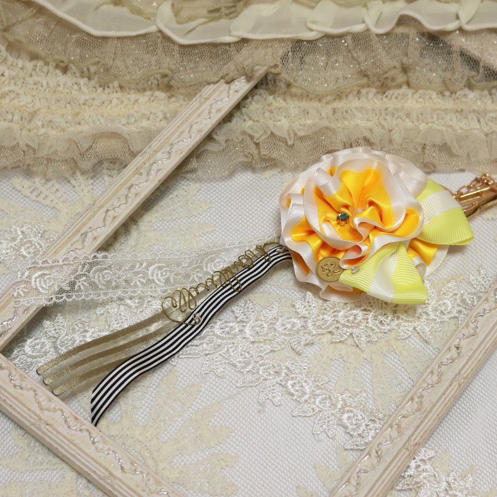 アメ独イメージ リボンバッグチャーム