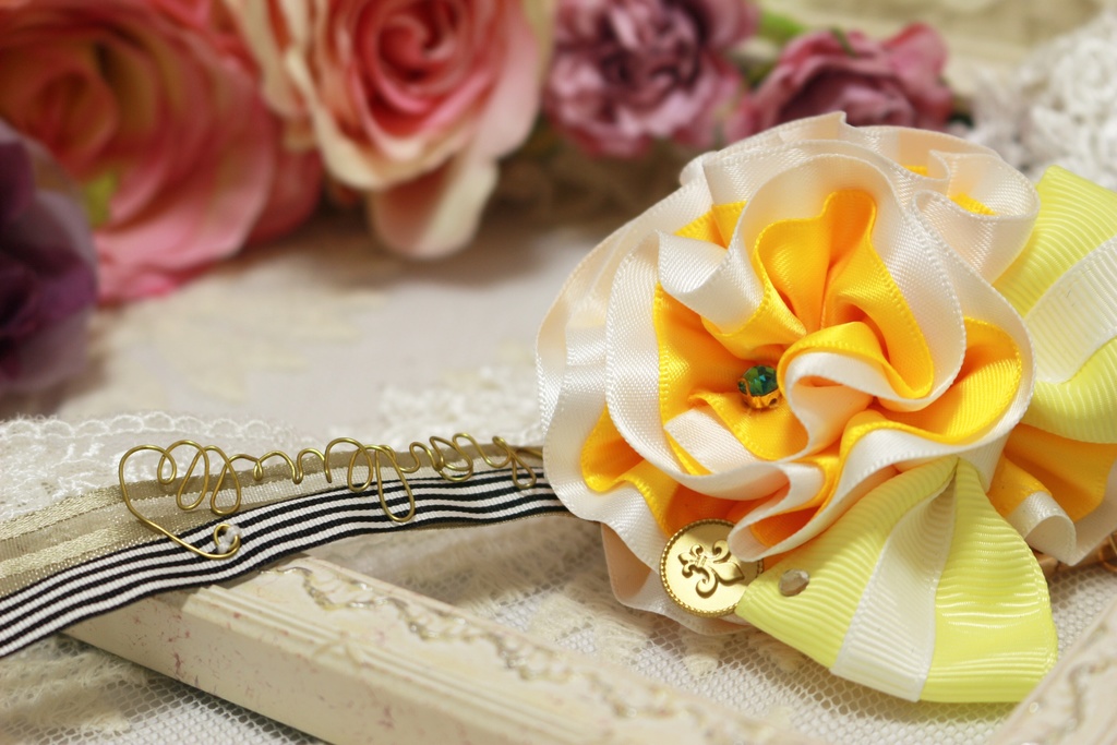 アメ独イメージ リボンバッグチャーム