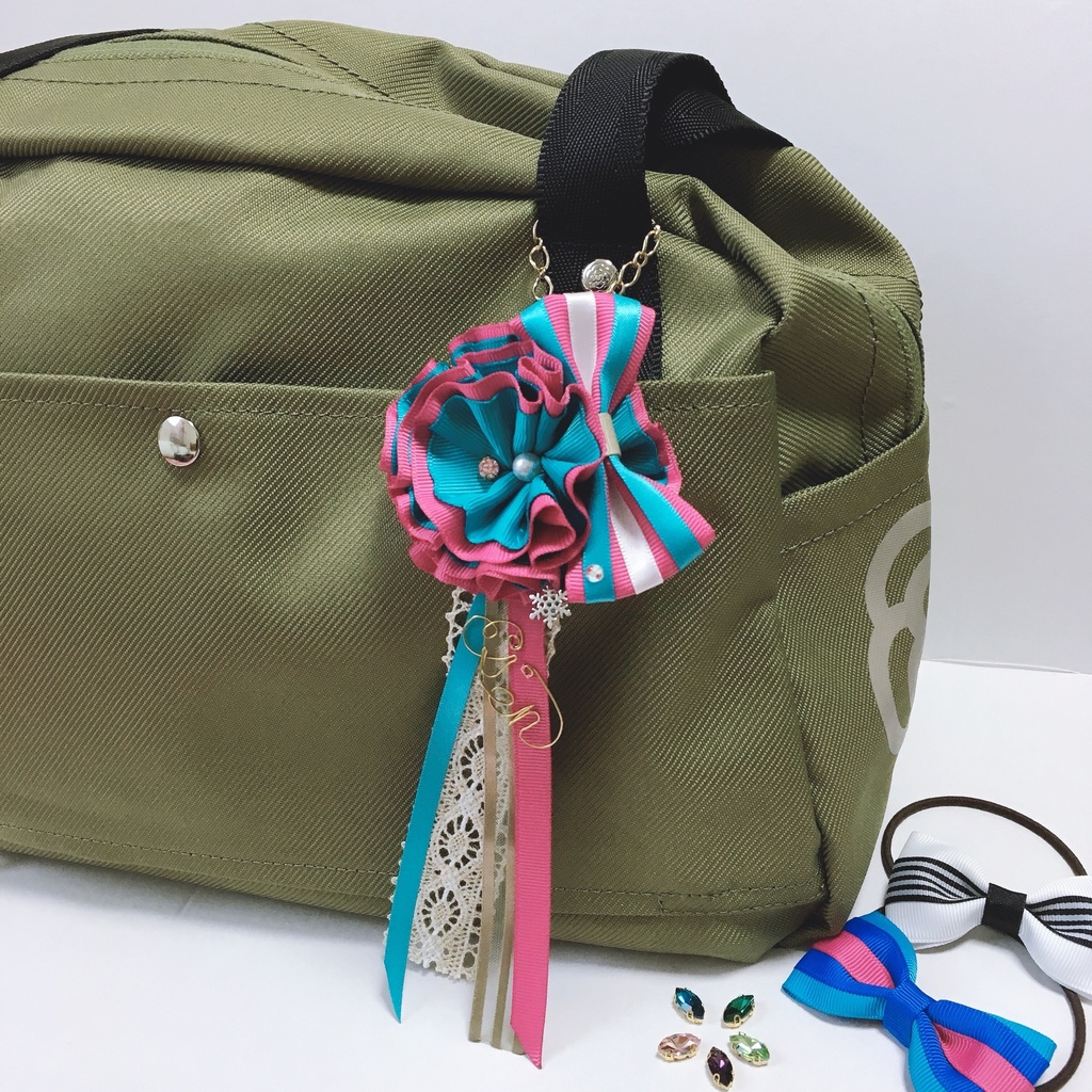 オスマングループイメージ リボンバッグチャーム