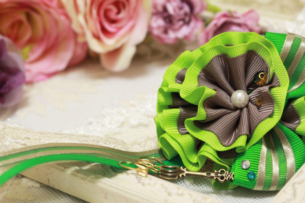 奇銃グループイメージ リボンバッグチャーム