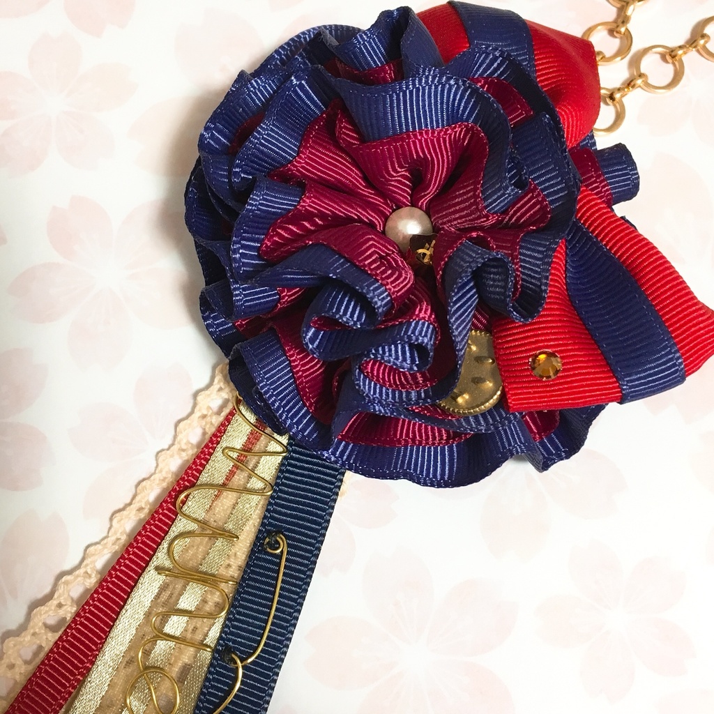 戊辰戦争イメージ リボンバッグチャーム