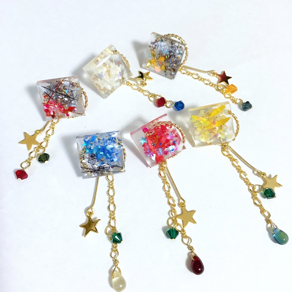 BB&MTCイメージピアス(スクエアスター)