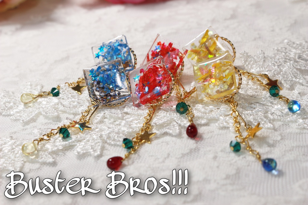 BB&MTCイメージピアス(スクエアスター)