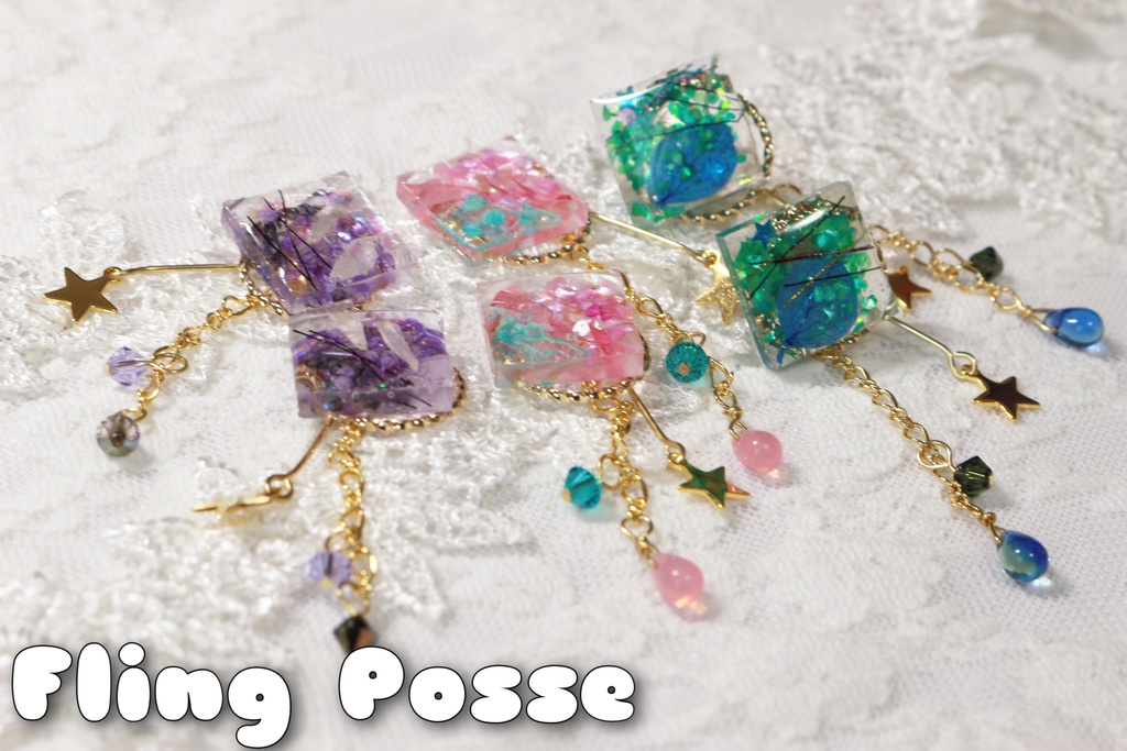 FP&MTRイメージピアス(スクエアスター)