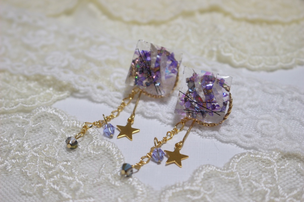 FP&MTRイメージピアス(スクエアスター)