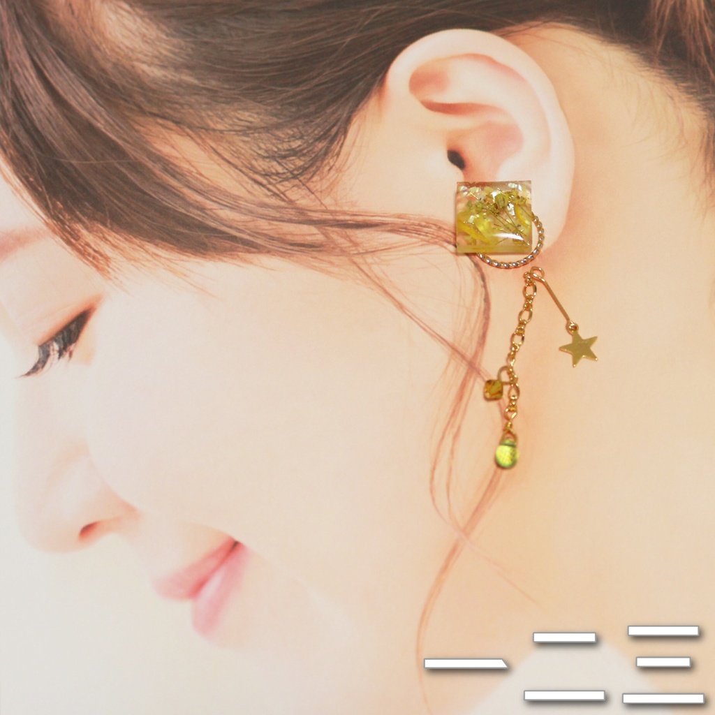 FP&MTRイメージピアス(スクエアスター)