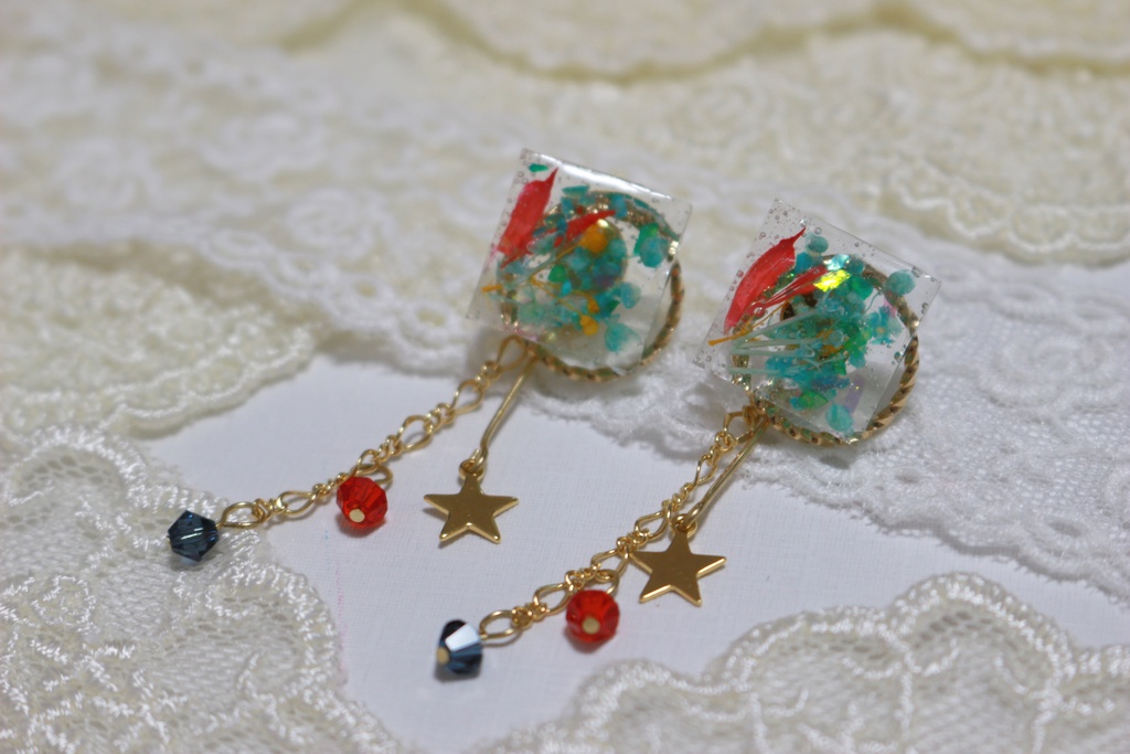 FP&MTRイメージピアス(スクエアスター)