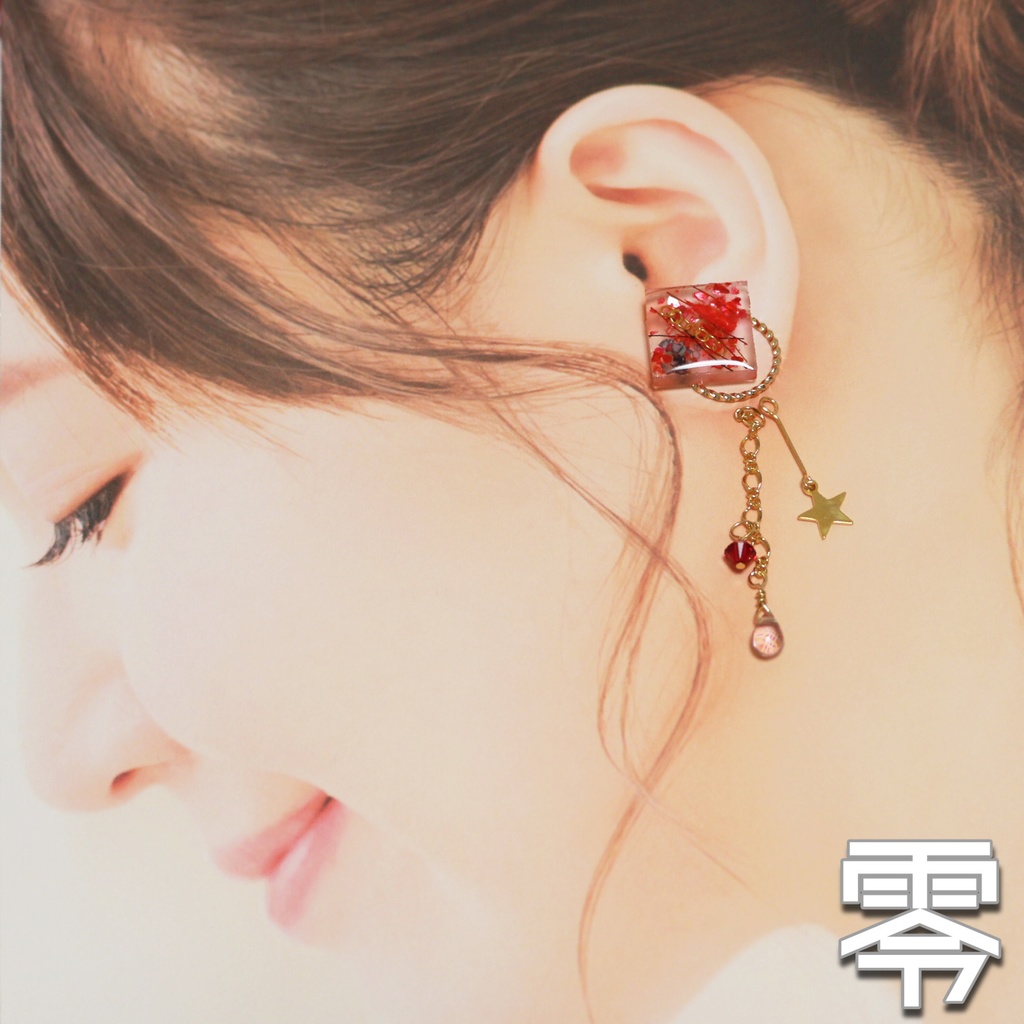 BAT&どイメージピアス(スクエアスター)