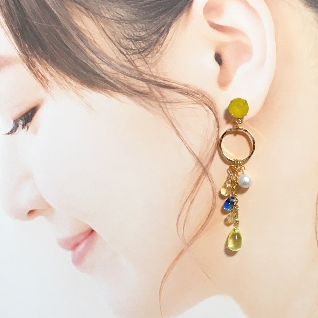 Fling Posseイメージ フープ&ドロップピアス