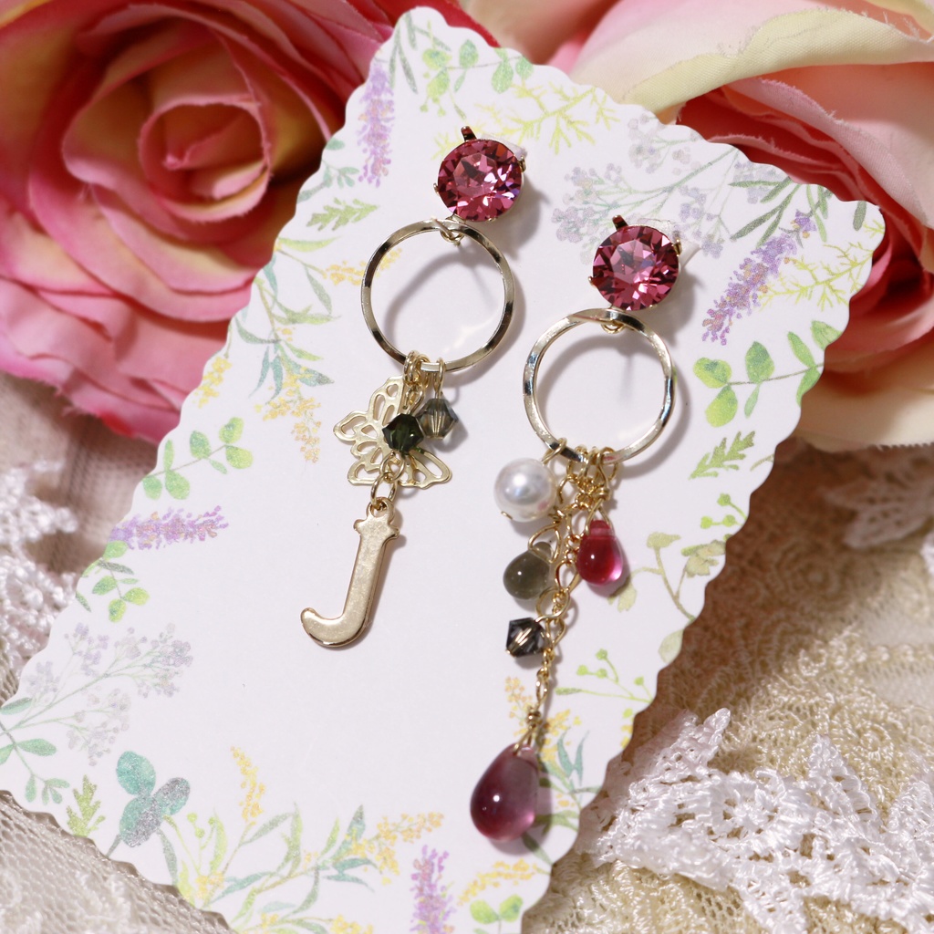 BATイメージ フープ&ドロップピアス