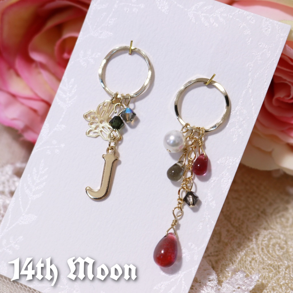 BATイメージ フープ&ドロップピアス