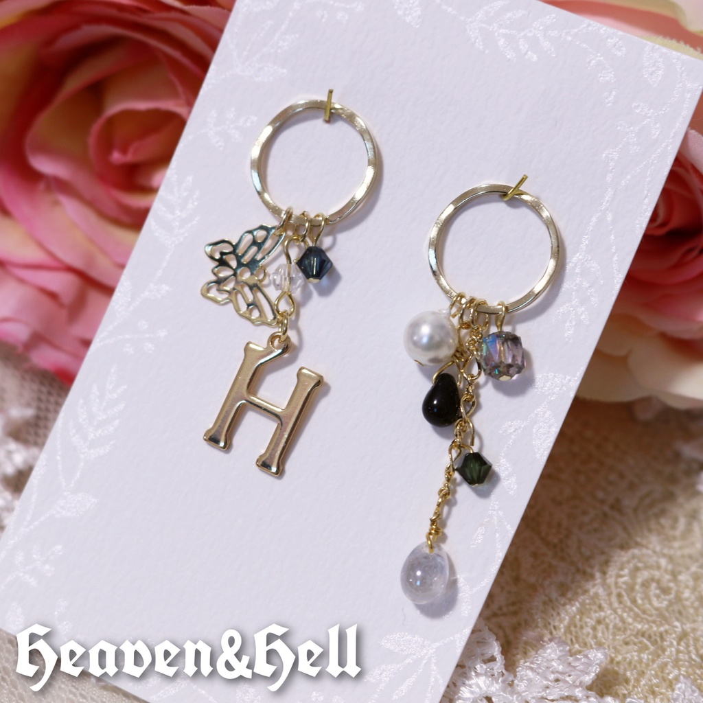 BATイメージ フープ&ドロップピアス