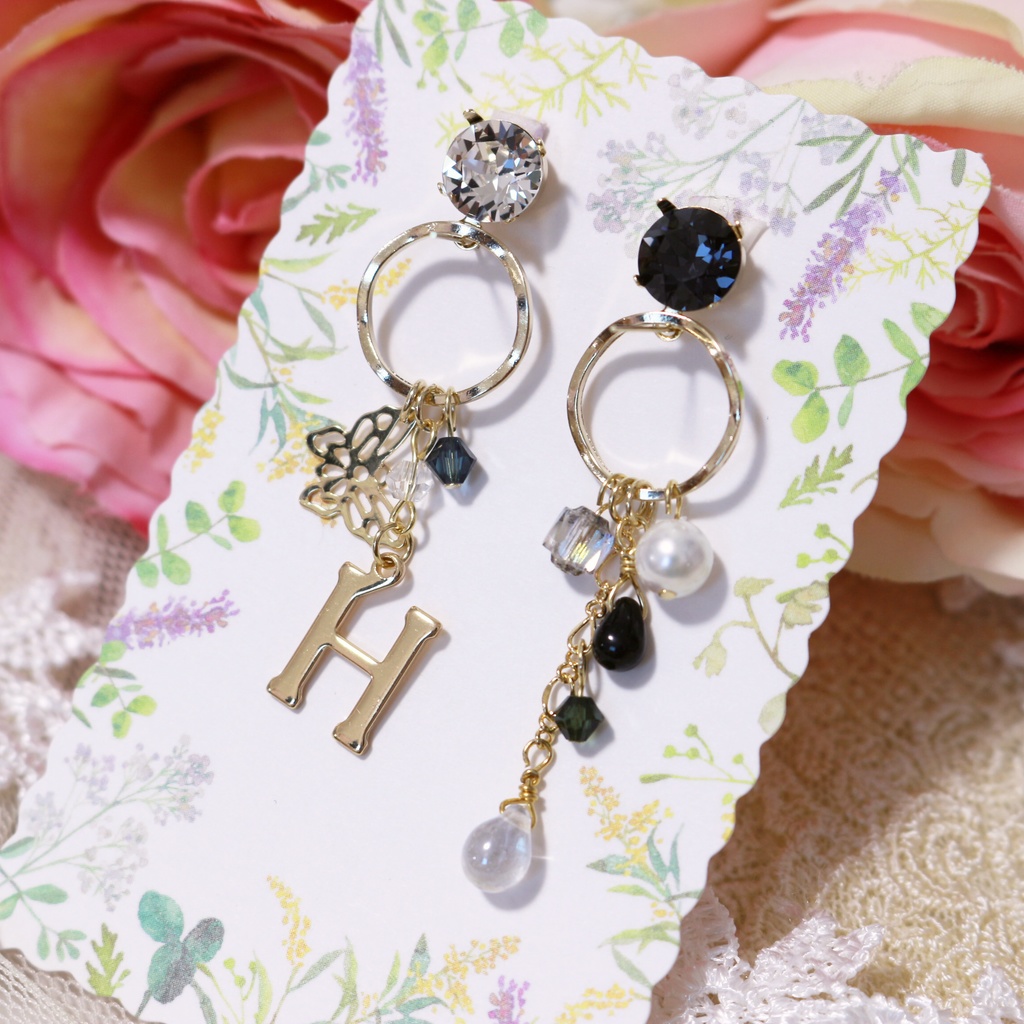 BATイメージ フープ&ドロップピアス