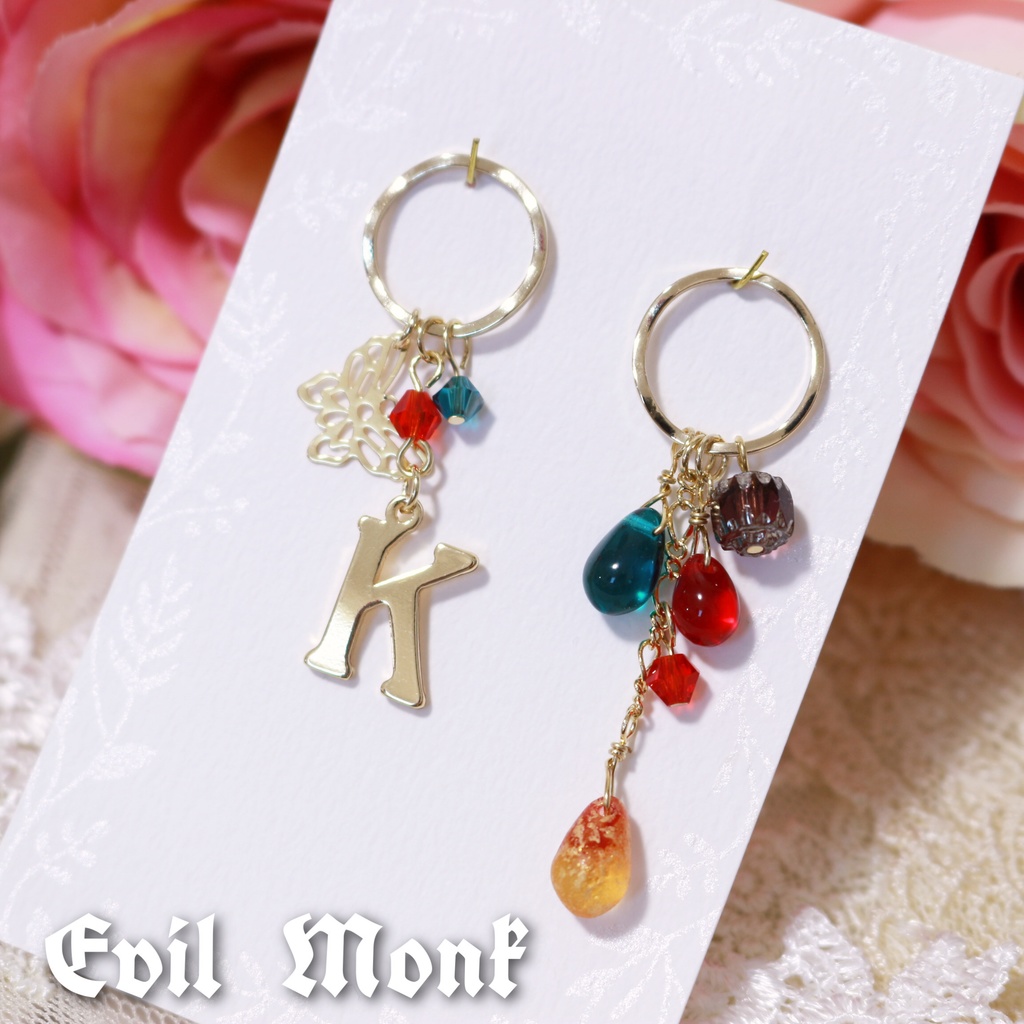 BATイメージ フープ&ドロップピアス