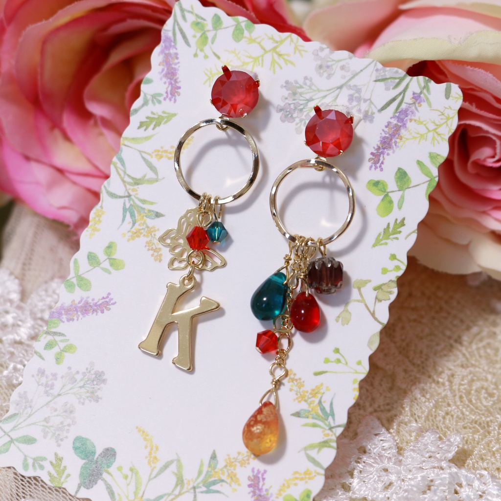 BATイメージ フープ&ドロップピアス