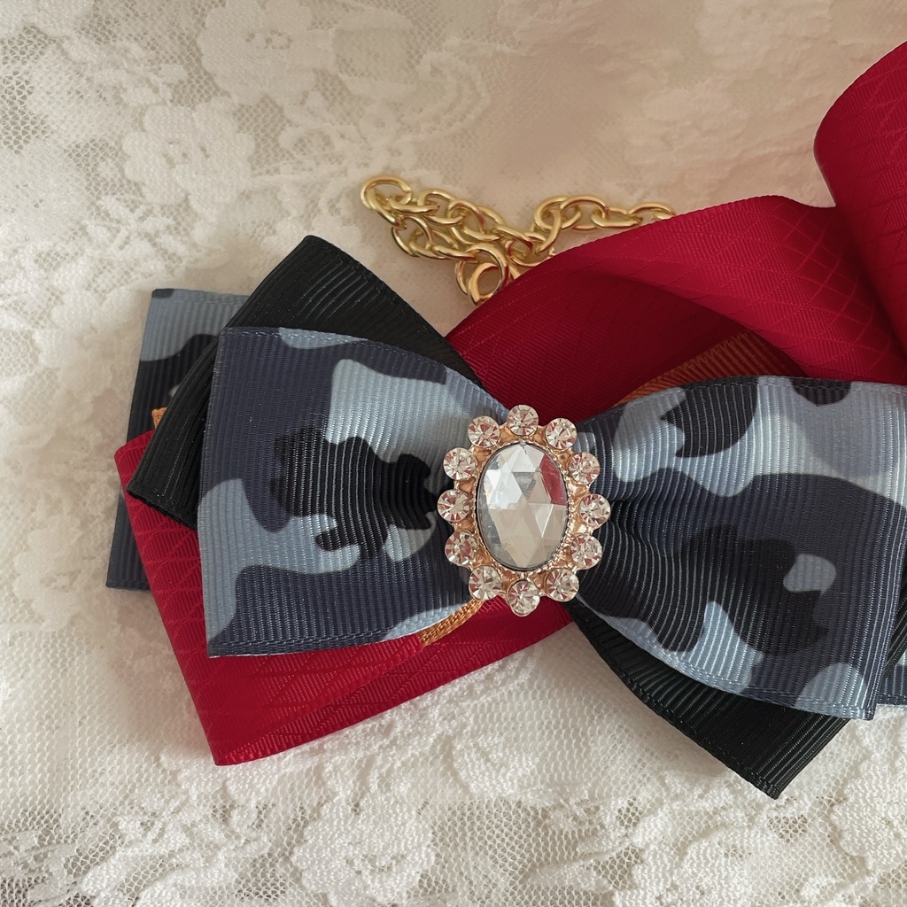 リボンバッグチャーム(ビジュー)BB&MTC