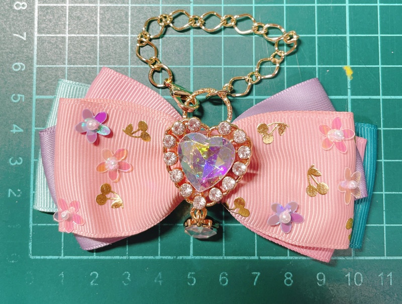 リボンバッグチャーム(ビジュー)BB&MTC