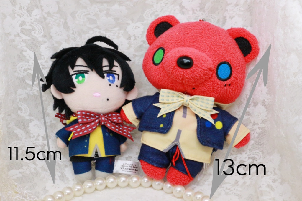 ぬい用リボンチョーカー(和風カラー)