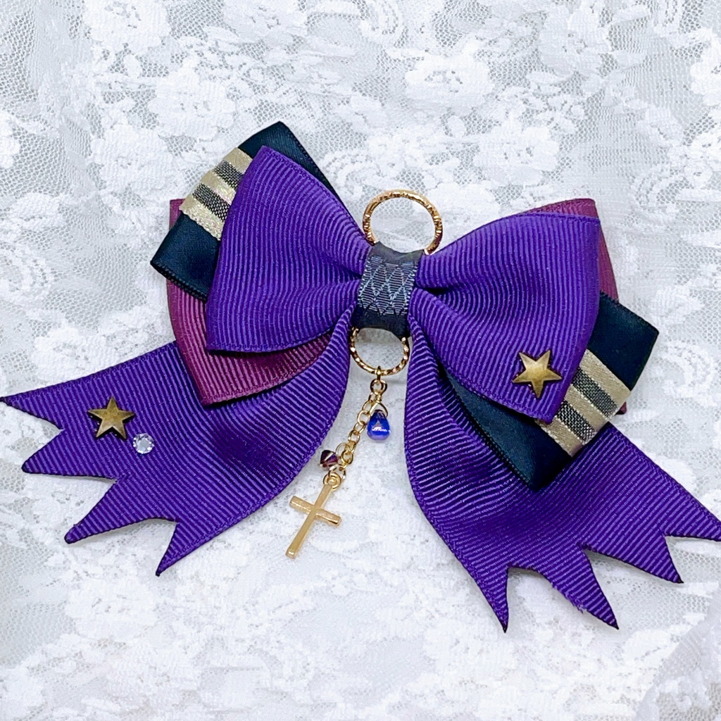 フィッシュルイメージリボンバッグチャーム