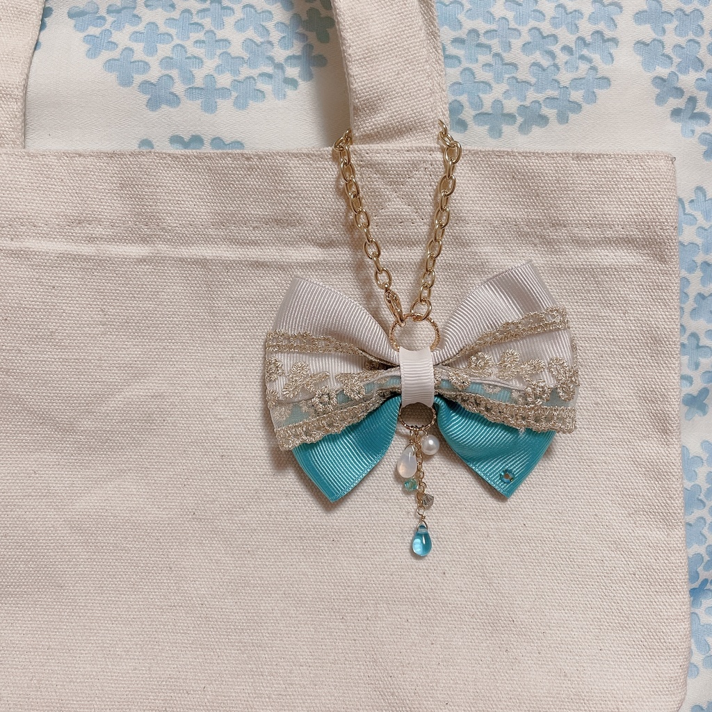 璃月リボンバッグチャーム