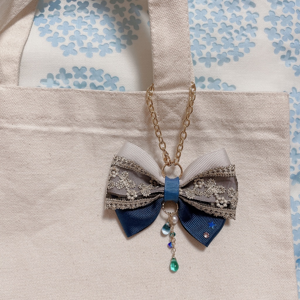 フォンテーヌイメージリボンバッグチャーム