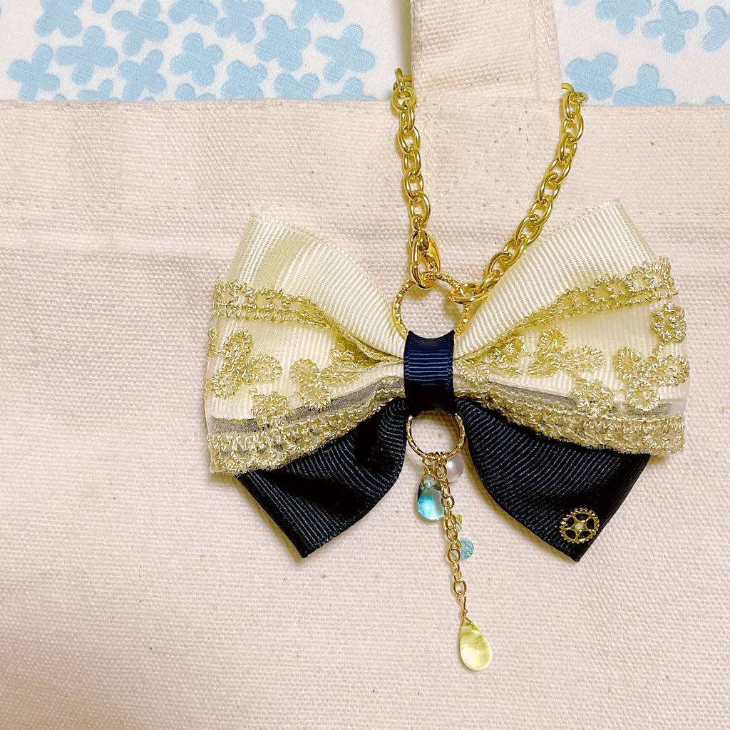 フォンテーヌイメージリボンバッグチャーム