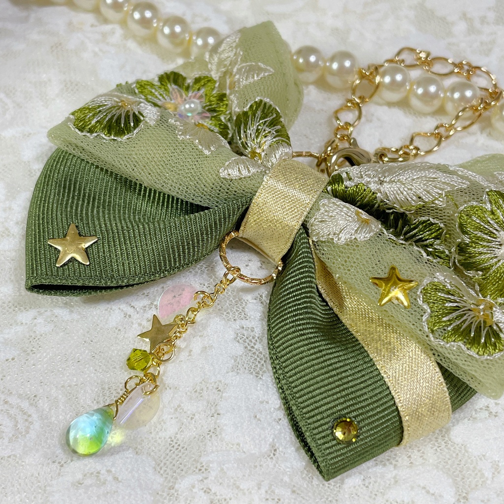 ナヒーダイメージリボンバッグチャーム