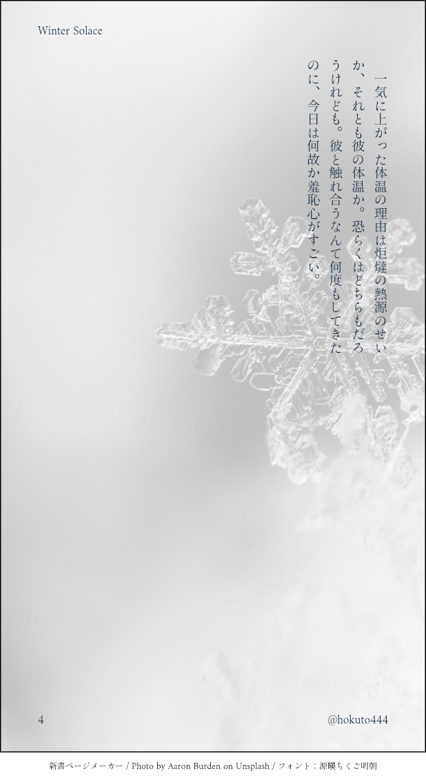 Winter Solace - t-collection - BOOTH