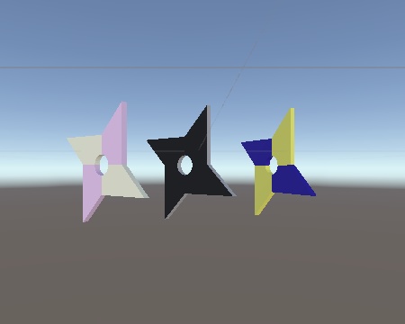 折り紙みたいな手裏剣