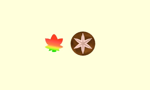 もみじ麩と椎茸